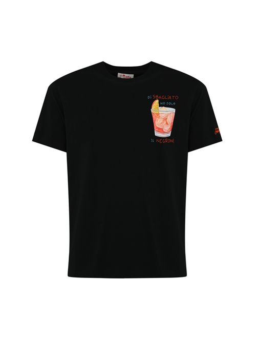 T-shirt con stampa e ricamo Negroni Sbagliato Mc2 Saint Barth | TSHIRT MAN04973H HO SBAGLIATO 00 EMB